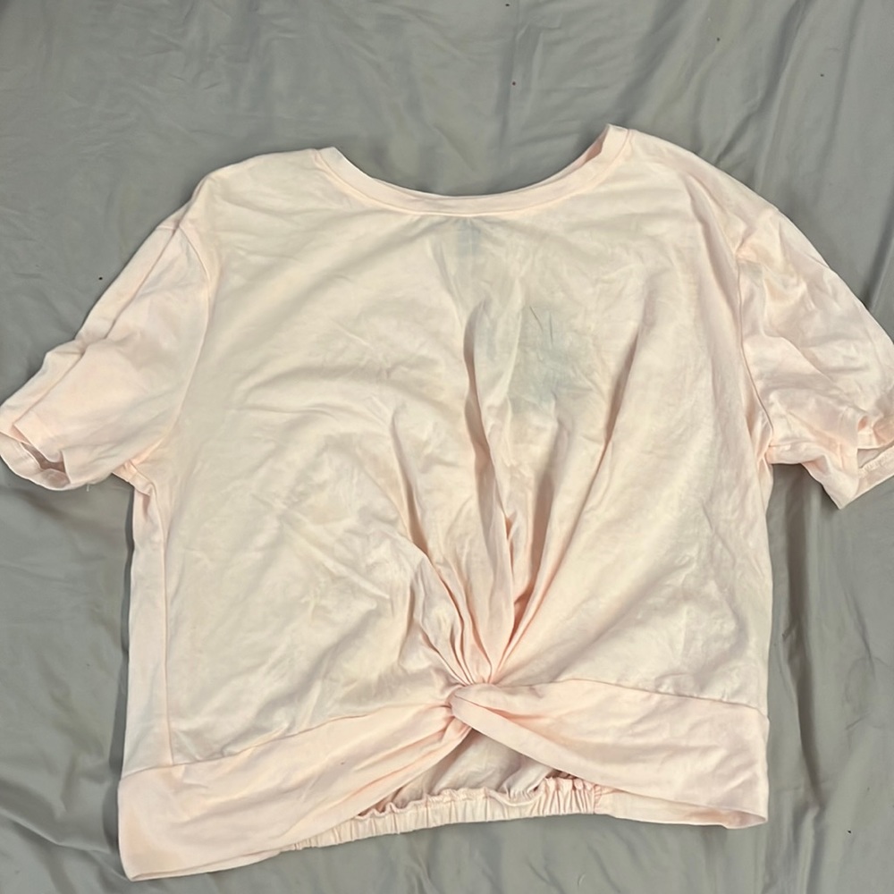 Light pink crop top